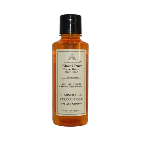 Khadi Pure Herbal Thyme Henna Hair Tonic